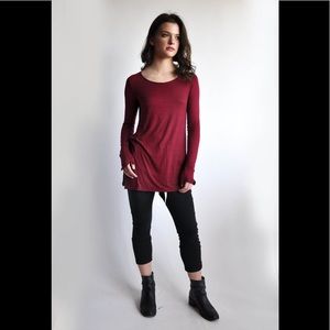 Deconstructed cotton longsleeve shirt